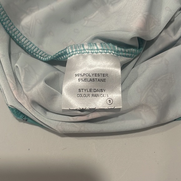 Lindy Bop Daisy Cats in Rain Retro Vintage Style Top - Picture 6 of 6